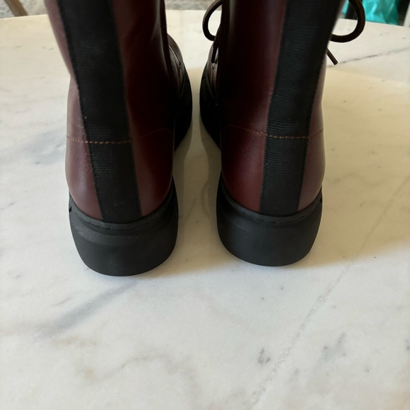 The Bear Denmark Tove Lace Up Platform Combat Boots Brown NEW - Picture 7 of 8